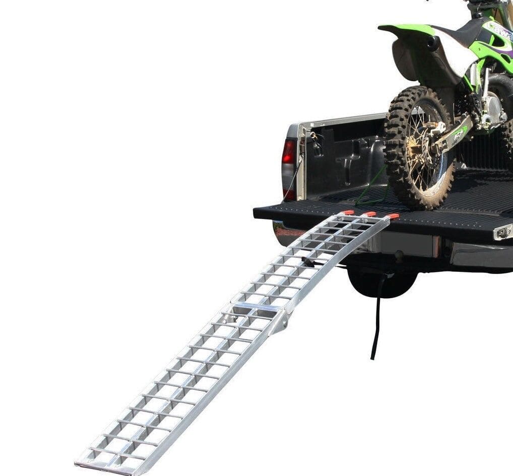 Motorcycle Folding Ramp Ladder Style_2